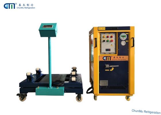 comprar Máquina de recuperación de refrigerante industrial con compresor sin aceite de 4 HP para recuperación y recarga de refrigerante online manufacture