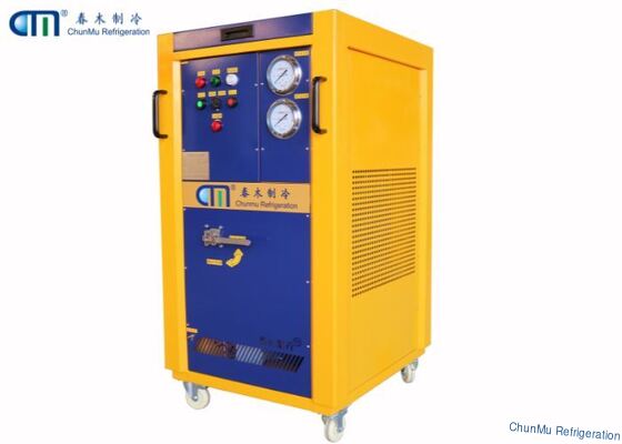 ซื้อ เครื่องกู้คืนสารทำความเย็นแบบไร้น้ำมัน HVAC Systems 4HP พร้อมการกู้คืนไอระเหย 50 กก./ชม. online manufacture