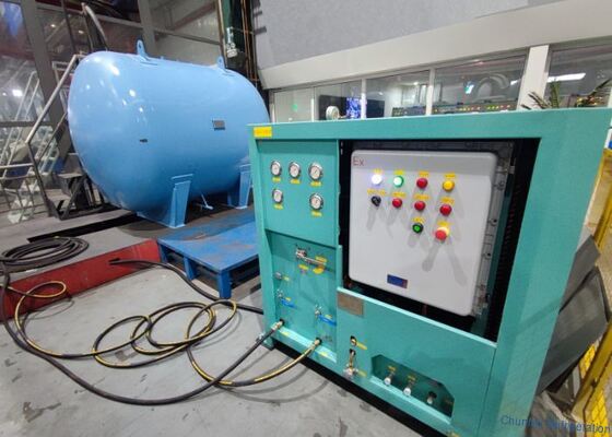 acheter Équipement industriel de récupération de réfrigérant de 25 chevaux pour le réfrigérant à vapeur et liquide pour le réservoir ISO online manufacture