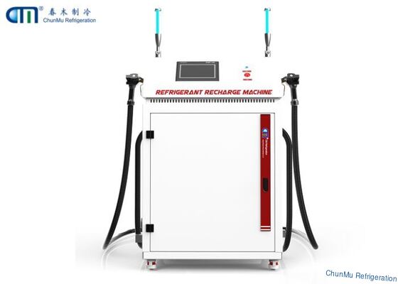ซื้อ เครื่องชาร์จสารทำความเย็นแบบระบบคู่ พร้อมการเติมความเร็วสูงสำหรับ R600a R290 R32 online manufacture