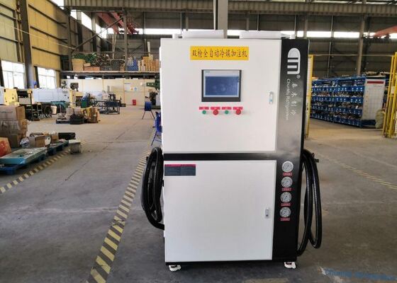 comprar Máquina de carga refrigerante del sistema dual con para cargar R22 R513a R410A online manufacture
