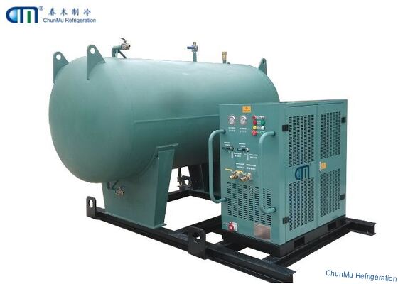 satın al R32 R1234ze R134a R410A Soğutucu Akışkan Geri Kazanım Makinesi 10HP 3000L Depolama Tankı ile online manufacture