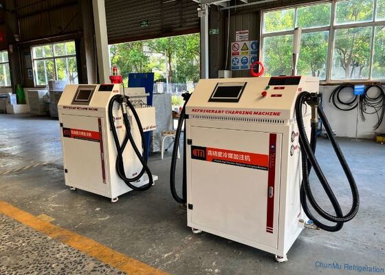 kopen Volautomatisch koelmiddelvulstation Hoge vulnauwkeurigheid Explosieveilige gasvulmachine online manufacture