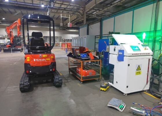 購入 R600a R290 R32 R134a R410A 用 3.6Kg/min 充電速度の車の AC ガス充電機 online manufacture