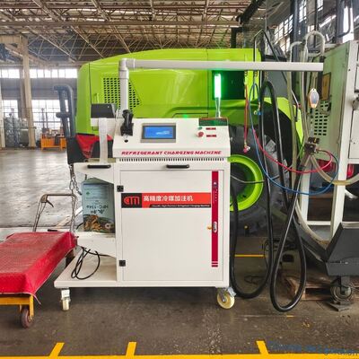 comprare Efficiente macchina per la ricarica del refrigerante con unità di riempimento del gas con velocità di ricarica rapida di 40-200 g/s online manufacture