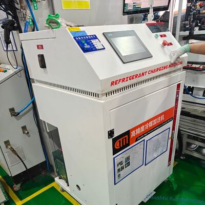Comprar Máquina automática de carregamento de refrigerante com design à prova de explosão para encher R600A R290 R32 online manufacture