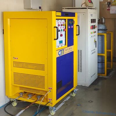 Comprar Máquina industrial de recuperação de refrigerante 4HP com design de válvula de reversão para líquidos e vapores online manufacture
