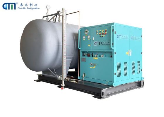 10HP Storage Tank Refrigerant Recovery System with 380V 50Hz for Large Chiller Field Service